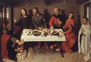 Dieric Bouts Museem national Christ in the house the Pharisaers Simon France oil painting artist